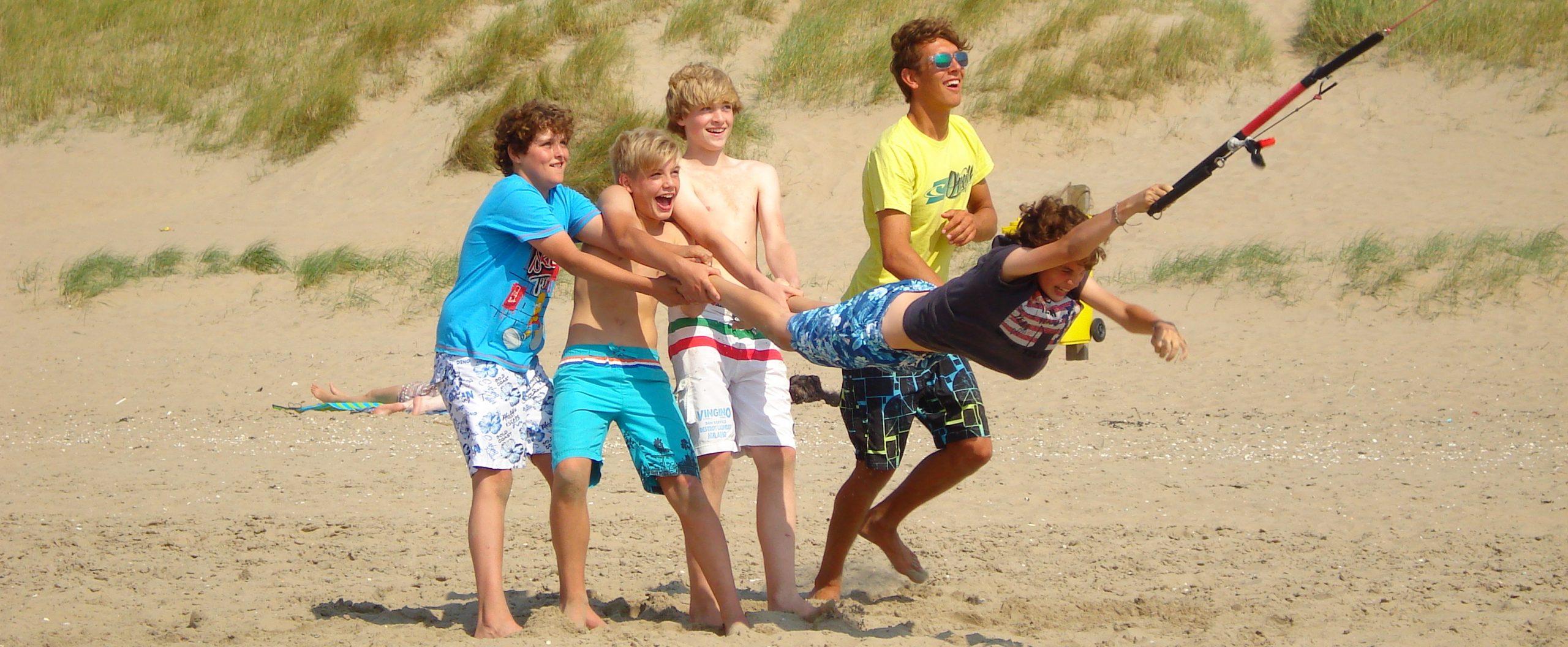 kinderpartijtjes op het Noordwijkse strand